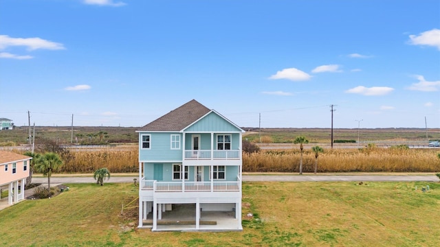 view of rear view of property