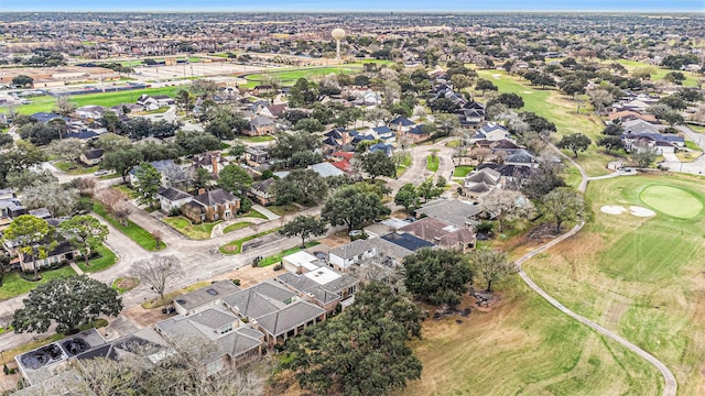 506 Fox Briar Ln, Sugar Land, TX 77478 - aerial overview of property's location with nearby suburban area and a local golf course