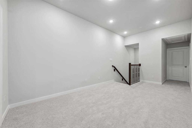 2666 Woodforest Pkwy N, Montgomery, TX 77316 - carpeted empty room with attic access, recessed lighting, and baseboards