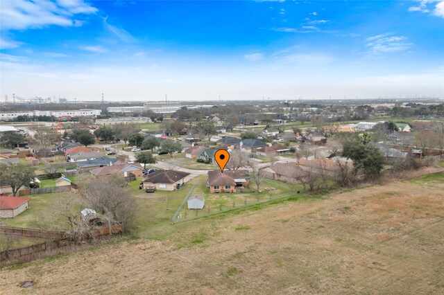 11707 Bowie Dr, La Porte, TX 77571 - drone / aerial view with a residential view