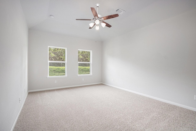 314 Wellshire Dr, West Columbia, TX 77486 - spare room with carpet flooring and ceiling fan