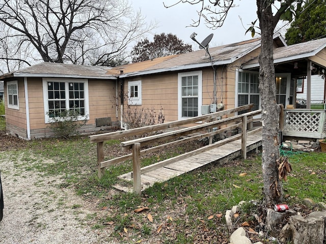 view of rear view of house