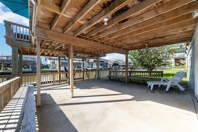 view of patio