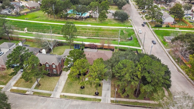 aerial view featuring a residential view