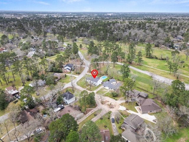 drone / aerial view featuring a residential view