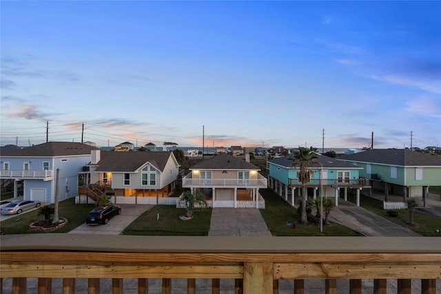 exterior space featuring a residential view