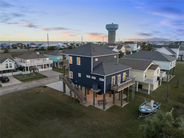 22318 Vista Del Mar, Galveston, TX 77554 - birds eye view of property featuring a residential view