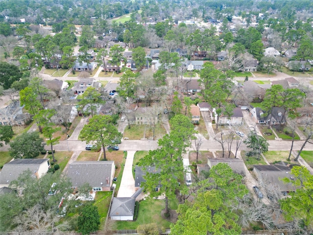 aerial view featuring a residential view