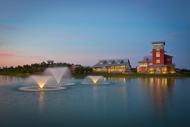 view of water feature