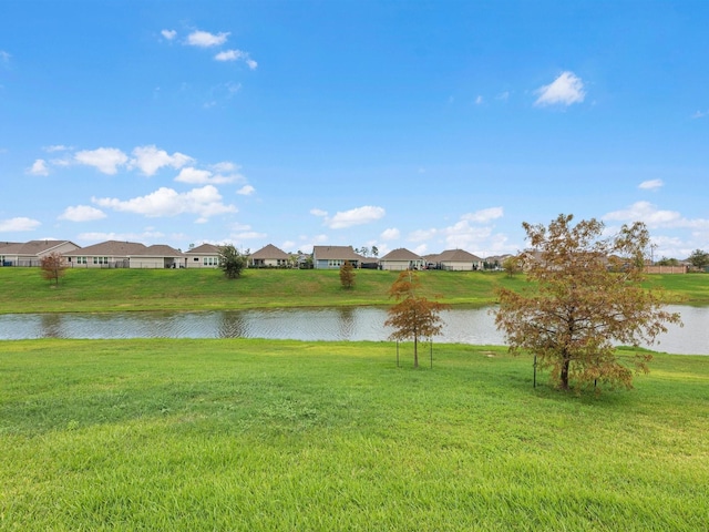 water view featuring a residential view