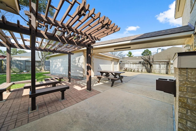 16942 Laguna Springs Dr, Houston, TX 77095 - view of patio with a pergola