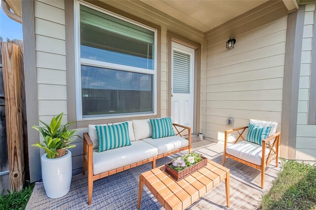 view of patio / terrace featuring outdoor lounge area