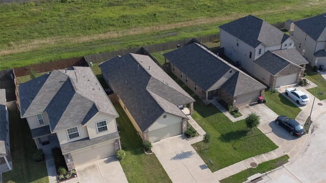 birds eye view of property featuring a residential view