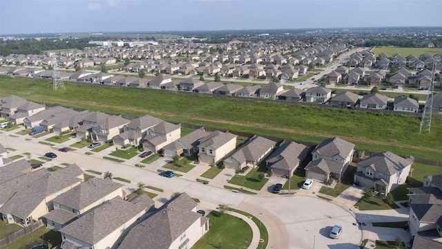 drone / aerial view featuring a residential view