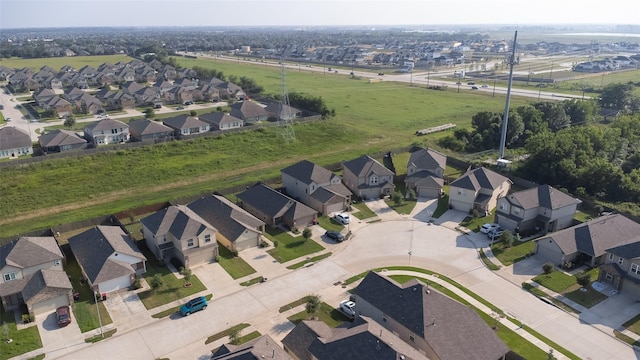 drone / aerial view featuring a residential view