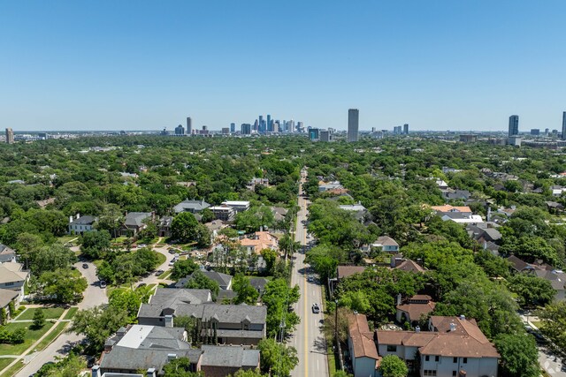 drone / aerial view with a residential view and a city view