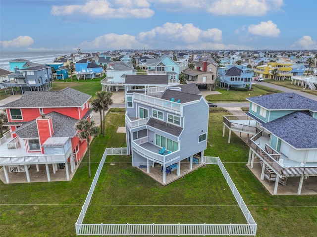 drone / aerial view featuring a residential view