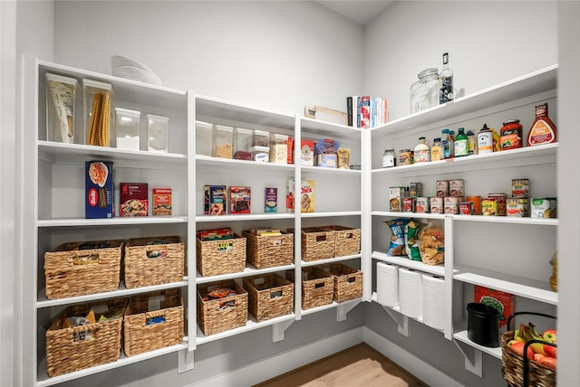 view of pantry