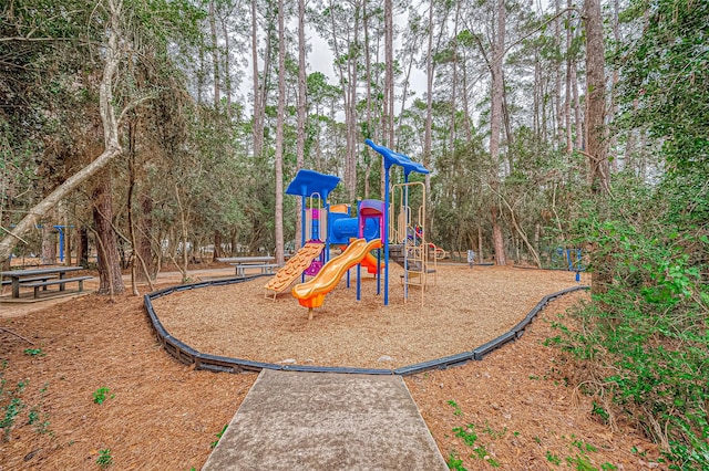 view of communal playground