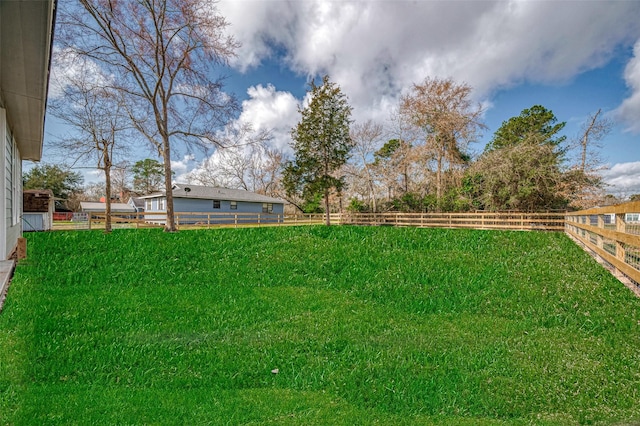 24690 Galway St, Hempstead, TX 77445 - view of yard featuring a fenced backyard