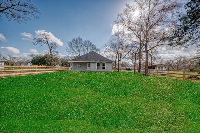 24690 Galway St, Hempstead, TX 77445 - view of yard featuring a rural view and fence