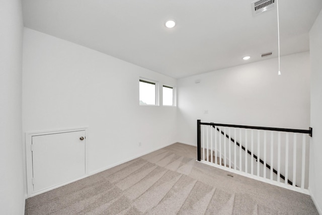24727 Harrow Meadow Dr, Katy, TX 77493 - carpeted empty room with visible vents and recessed lighting