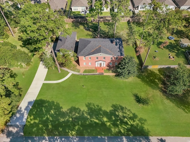 birds eye view of property featuring a residential view