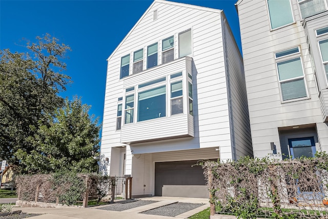 view of front of house featuring an attached garage