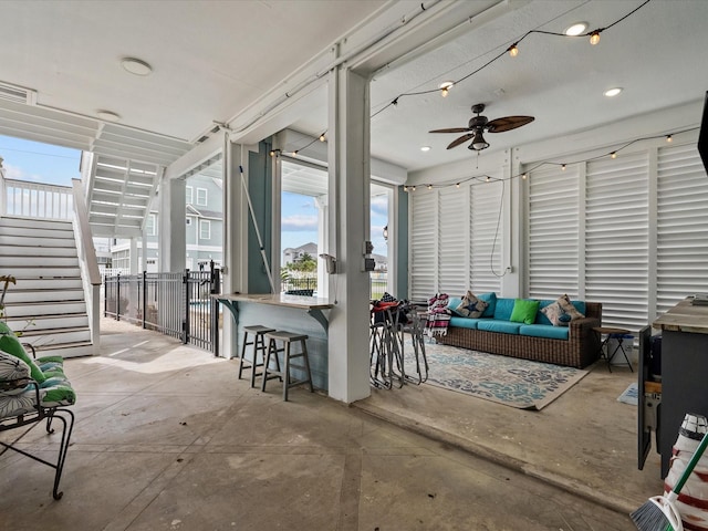 1250 Oahu Dr, Tiki Island, TX 77554 - view of sunroom