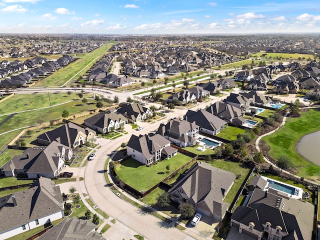 birds eye view of property featuring a residential view