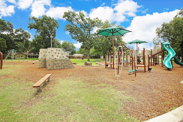 view of communal playground