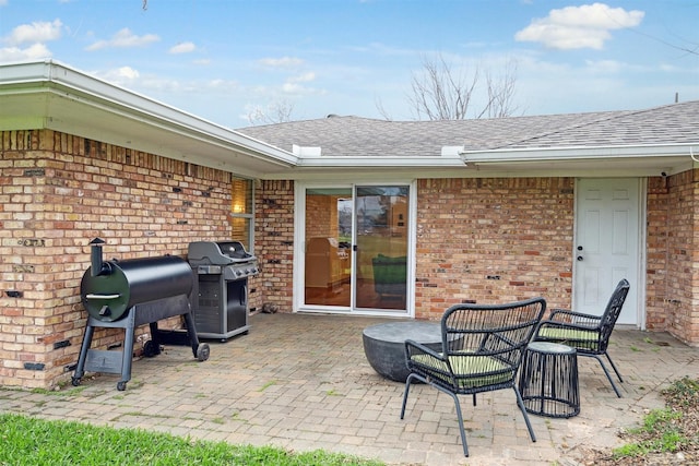 view of patio / terrace with grilling area