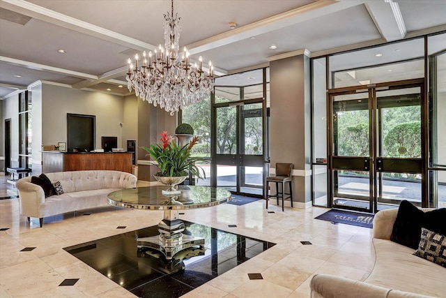 view of community lobby