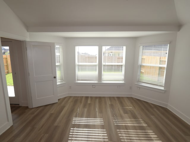 8022 Kay Harbor Dr, Cypress, TX 77433 - unfurnished room featuring baseboards and wood finished floors