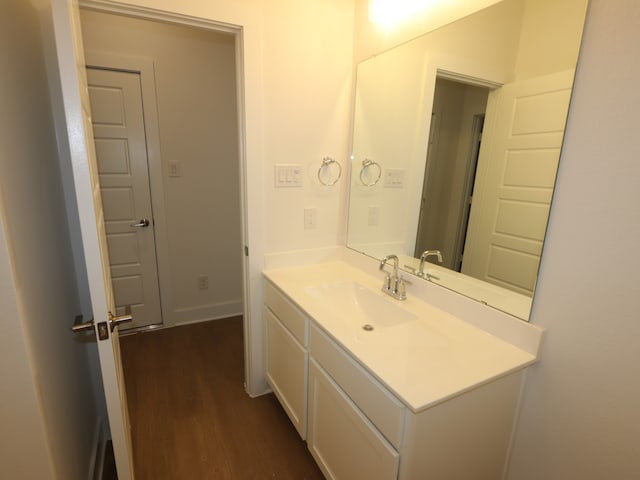 8311 Oceanmist Cove Dr, Cypress, TX 77433 - bathroom with wood finished floors and vanity