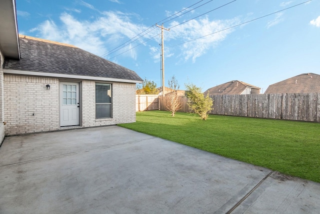 view of patio / terrace with a fenced backyard