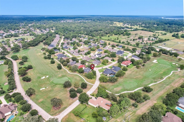 55 Monterrey Rd E, Montgomery, TX 77356 - aerial view of property and surrounding area with a golf club and nearby suburban area