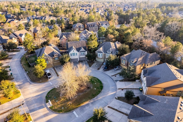 drone / aerial view featuring a residential view