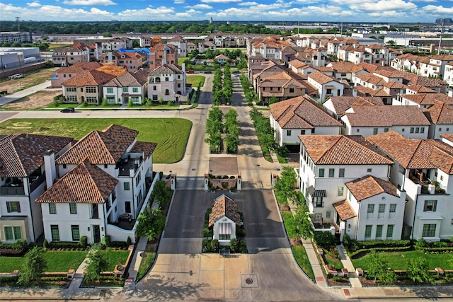 birds eye view of property featuring a residential view