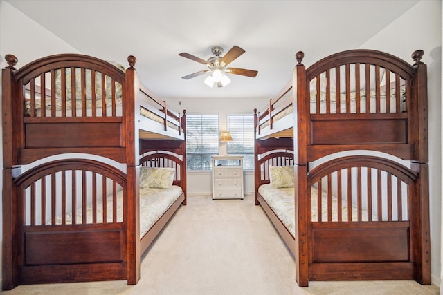 bedroom featuring carpet flooring and baseboards