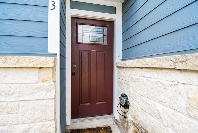 view of entrance to property