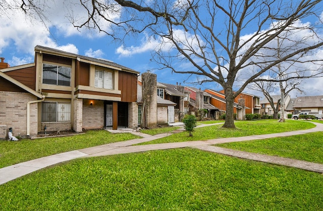 exterior space with a residential view