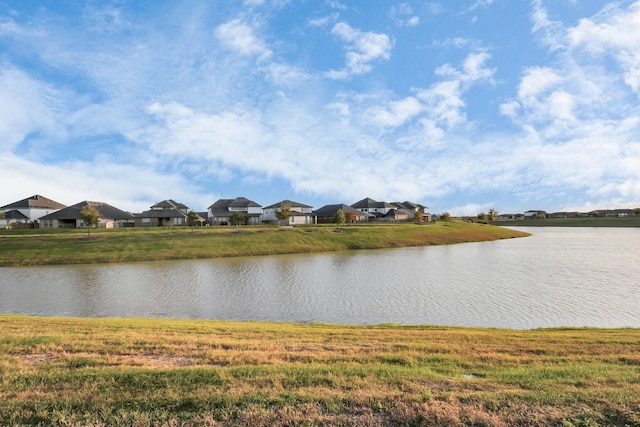 water view with a residential view