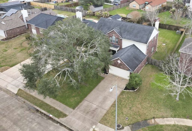 57 Sunrose Ct, Lake Jackson, TX 77566 - drone / aerial view featuring a residential view