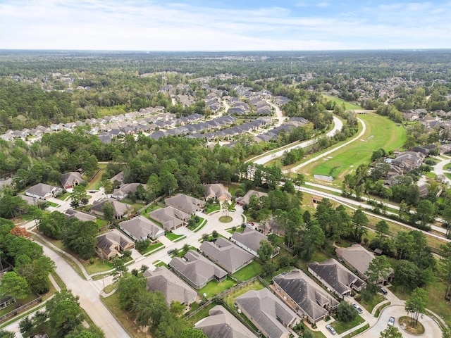 bird's eye view featuring a residential view