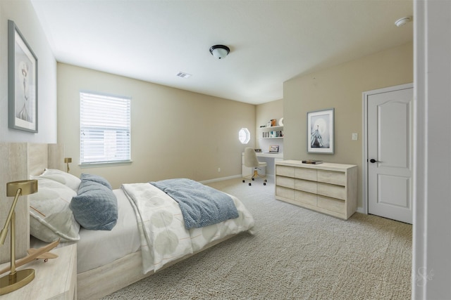 27711 Rocky Creek Ct, Fulshear, TX 77441 - bedroom with visible vents, light colored carpet, and baseboards