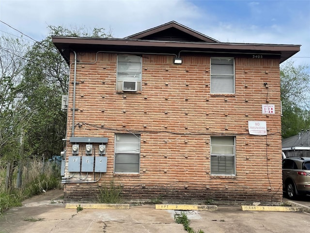 view of property exterior featuring cooling unit