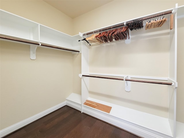 1904 Emerald Breeze Ct, Pearland, TX 77089 - walk in closet featuring dark wood-style floors