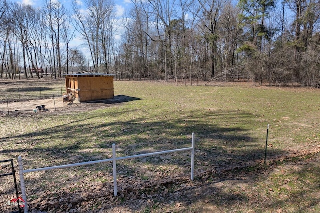 6270 US Highway 259 N, Naples, TX 75568 - view of yard featuring an outbuilding and fence