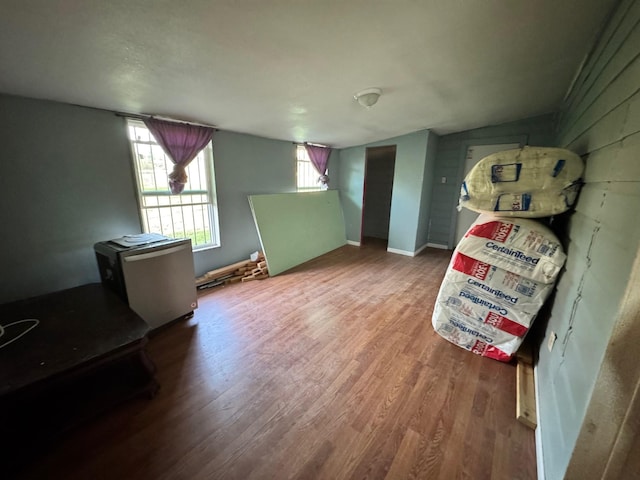 interior space featuring wood finished floors